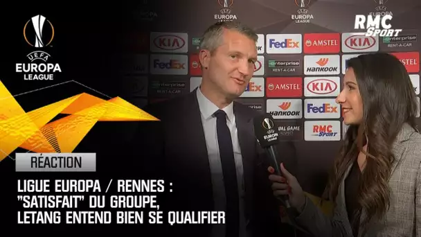 Ligue Europa / Rennes : "Satisfait" du groupe, Letang entend bien se qualifier