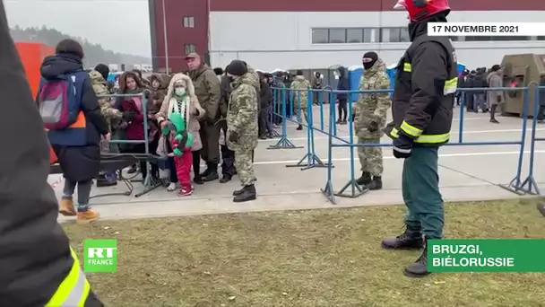 «Pologne, au secours !», scandent des migrants à la frontière biélorusse