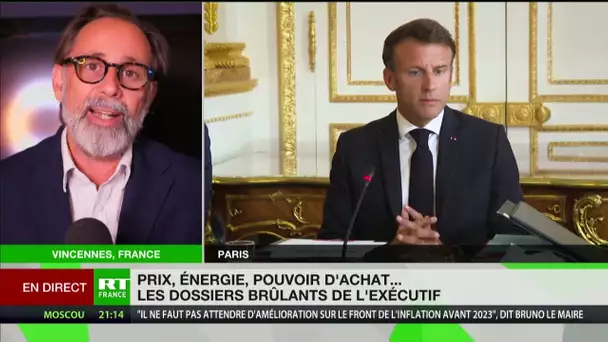 Discours d’Emmanuel Macron : «C’est un discours de rentrée un peu provocateur», pour Alexis Poulin