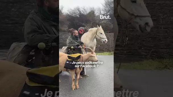 Il fait le tour de France à pied avec ses animaux