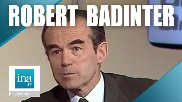 Robert Badinter dans L'Heure de Vérité | 01/04/1985 | Archive INA