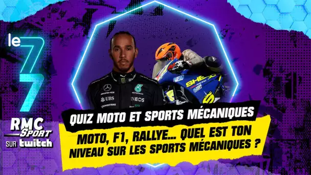 Twitch RMC Sport : Moto, F1, Rallye... Le QUIZ ULTIME sur les sports mécaniques