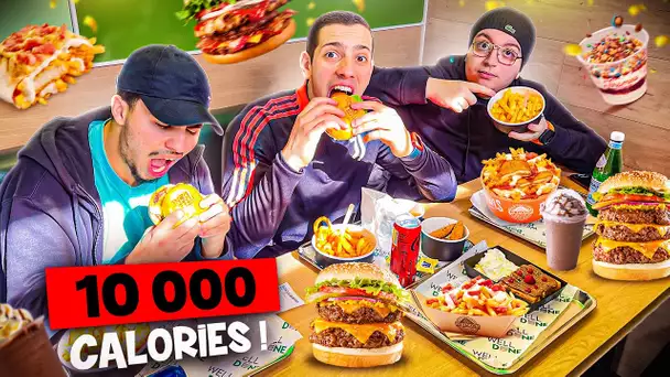 ON DÉVALISE TOUTE LA CARTE DU MEILLEUR FAST-FOOD DE BURGER ! +10 000 CALORIES ! (avant le ramadan )