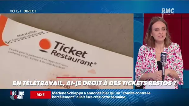 En télétravail, ai-je le droit aux tickets restaurants ?
