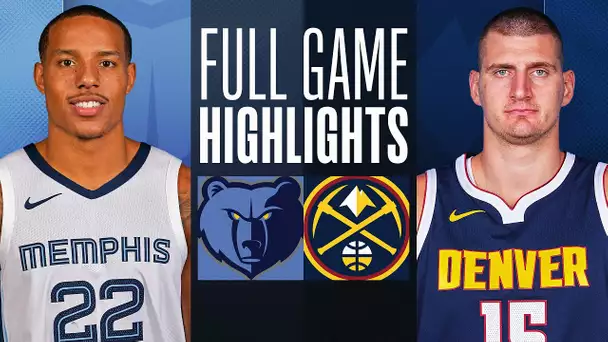 GRIZZLIES at NUGGETS | FULL GAME HIGHLIGHTS | December 28, 2023