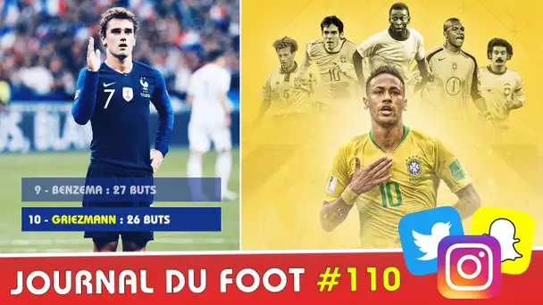 GRIEZMANN dans le TOP 10, NEYMAR dépasse PELÉ, BALBIR regrette