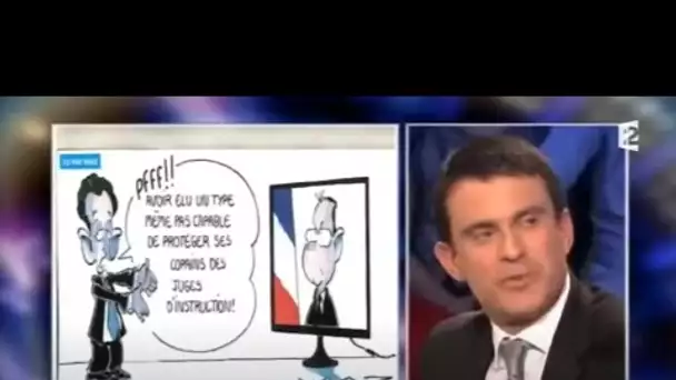 Manuel Valls : les dessins 13 avril 2013 On n'est pas couché #ONPC