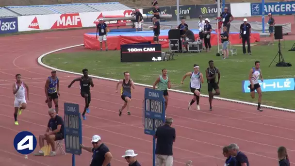 Angers 2019 : Finale 100 m Cadets (Remy Berdoux en 10&#039;&#039;91)