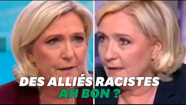 Le Pen doute (à tort) des idées racistes de ses alliés européens