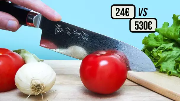 Le couteau le plus cher est-il le plus efficace ?