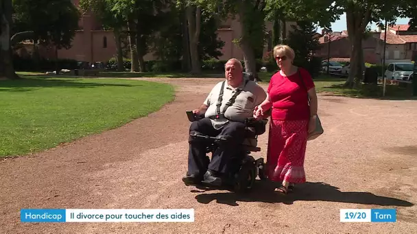 Tarn : un couple divorce pour permettre au mari handicapé de toucher ses allocations