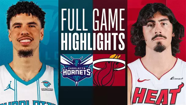 HORNETS at HEAT | FULL GAME HIGHLIGHTS | January 14, 2024