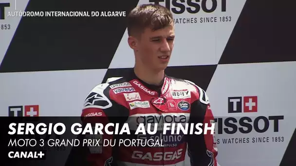 Le podium de la course Moto 3 - Grand prix du Portugal