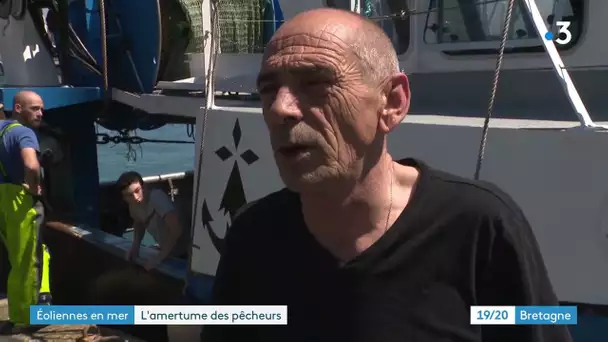 Baie de Saint-Brieuc : les pêcheurs contre le retour de l'Aeolus sur le chantier du parc éolien