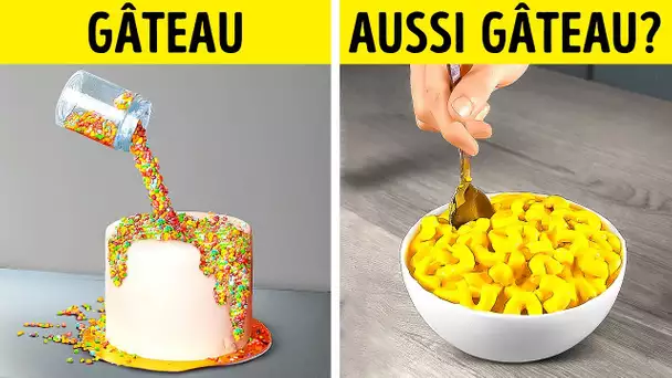 Vrai ou Faux gâteau ? 🍰 Desserts faciles et astuces de gâteaux pour les débutants 🌈