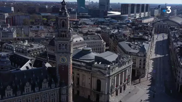 Coronavirus - Confinement : voici Lille déserte vue du ciel