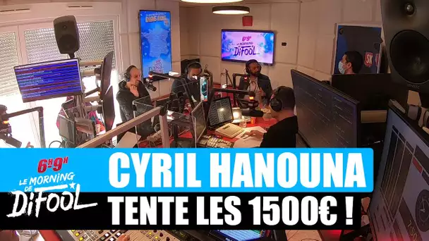 Cyril Hanouna tente de faire gagner 1500€ ! #MorningDeDifool