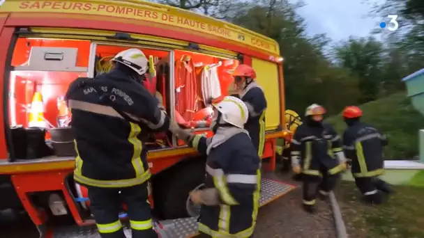 Les pompiers de Haute-Saône sur tous les feux