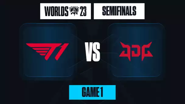 T1 vs JD GAMING - LA FINALE AVANT L'HEURE DANS CES WORLDS [Demi Finale] [Game 1]