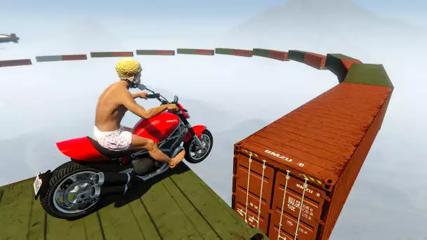 1 CHECKPOINT… c’est tout ! Le PARKOUR MOTO 100% IMPOSSIBLE !