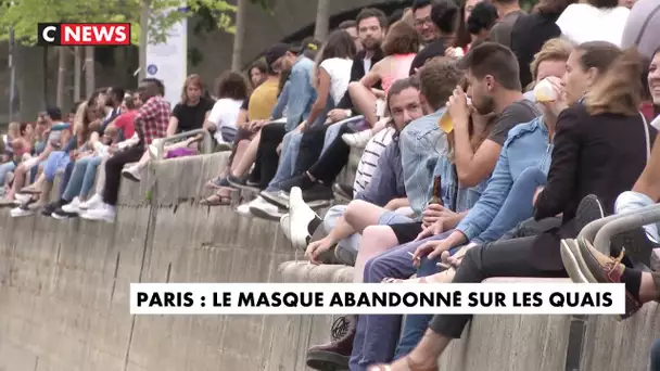 Paris : le masque abandonné sur les quais