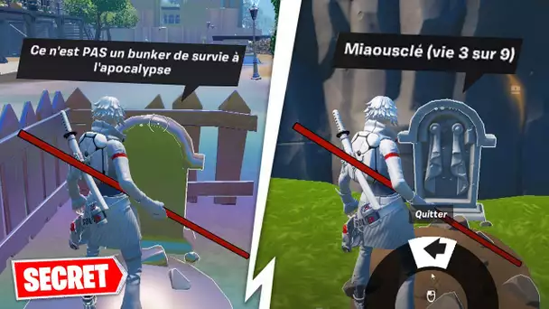 TOUS LES MESSAGES SECRETS DES PIERRES TOMBALES ... (FORTNITE SECRET HALLOWEEN)