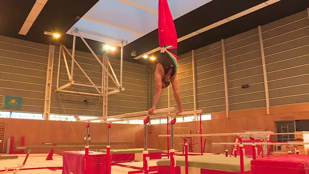 JO de Paris 2024 :  5 gymnastes jordaniens, kazakhs et arméniens à l'entrainement à la Sottevillaise