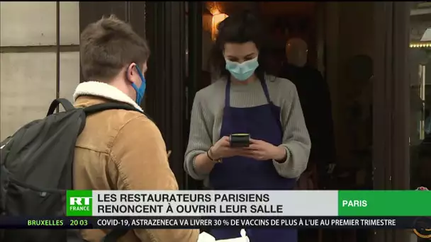Restaurants fermés : à Paris, une «désobéissance civile» pas vraiment entendue