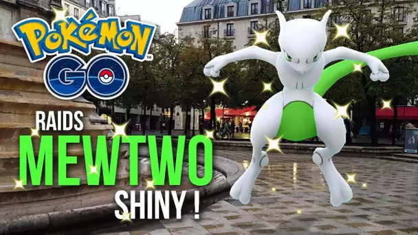 RAIDS MEWTWO SHINY✨ Le Shiny tombe, la pluie s'arrête ! ~ Pokémon GO