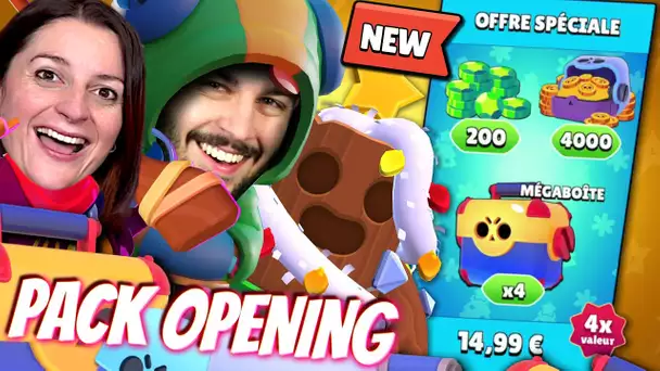ON CRAQUE POUR L'OFFRE SPECIALE ET ON OUVRE TOUTES NOS BOITES ! PACK OPENING BRAWL STARS