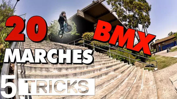 DOUBLE BARSPIN AU DESSUS DE 20 MARCHES !