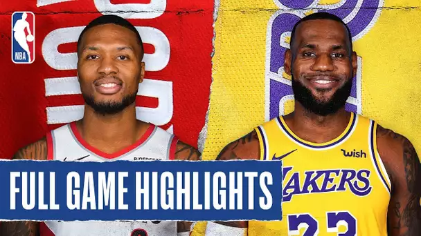 TRAIL BLAZERS at LAKERS | FULL GAME HIGHLIGHTS | January 31, 2020