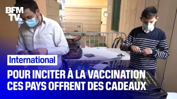 Pour inciter à la vaccination, des pays offrent des cadeaux