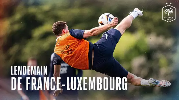 De retour à l'entraînement à Clairefontaine