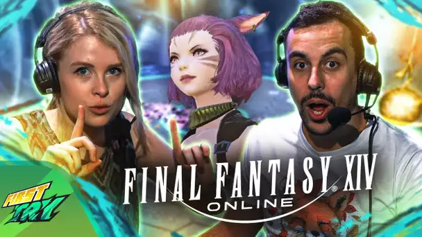 Panthaa fait découvrir Final Fantasy XIV à KAO ! 🤩 | First Try #4