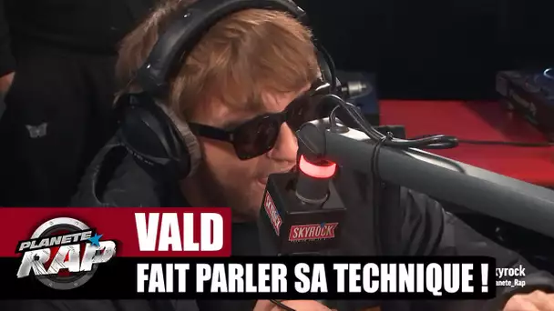 VALD fait parler sa TECHNIQUE avec ce FREESTYLE ! #PlanèteRap