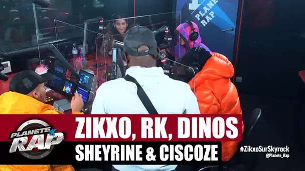 Zikxo - Session freestyle avec RK, Dinos, Sheyrine & Ciscozé ! #PlanèteRap