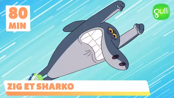 ZIG ET SHARKO | Sharko à la rescousse pour sauver Marina !!!!! 🦈🌊 (Compilation d'épisodes entier)