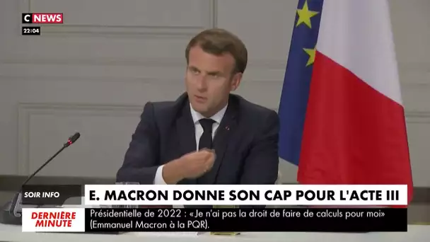 E.Macron donne son cap pour l'acte 3