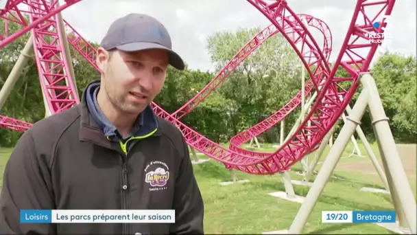 Réouverture du Parc d'attraction La Récré des 3 Curés à Milizac (29)