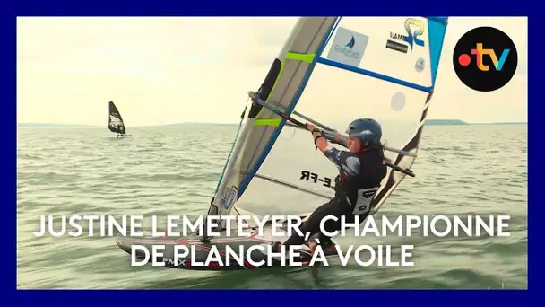 Justine Lemeteyer : portrait d'une championne de planche à voile