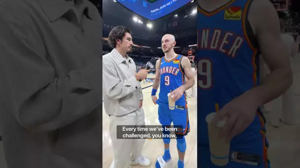 Jaime interviews Alex Caruso after a big Game 2 performance!