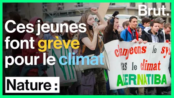Rencontre : Adèle, Marin et Solène font grève pour le climat