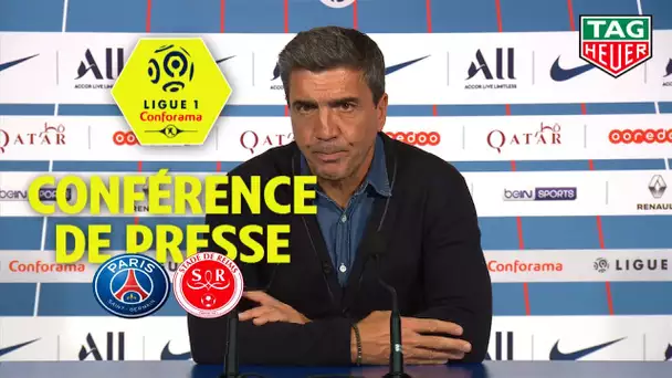 Conférence de presse Paris Saint-Germain - Stade de Reims ( 0-2 )  / 2019-20