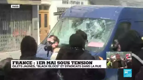 EN DIRECT - 1er mai : Barricades, gaz lacrymogènes... premiers heurts à Paris