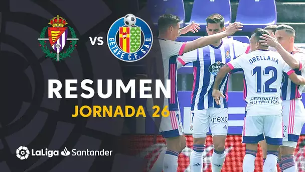 Resumen de Real Valladolid vs Getafe CF (2-1)