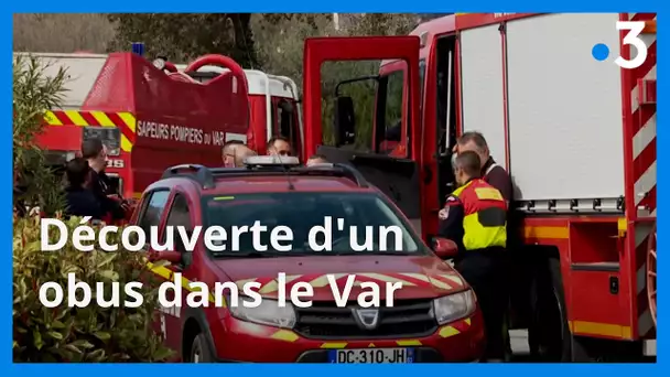 Découverte d'un obus dans le Var