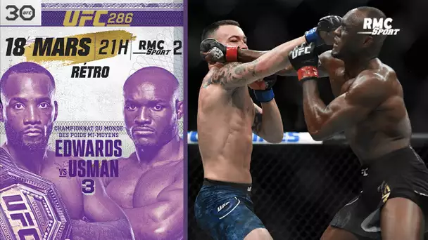 Rétro UFC : Les deux derniers rounds de l'épique duel Usman-Covington avec TKO (décembre 2019)