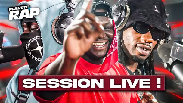 SESSION LIVE avec Gaulois, Kerchak, Rapi Sati, Didi B & SD Pee ! #PlanèteRap