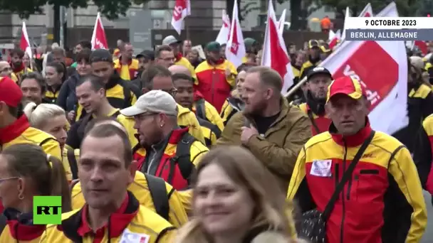 Allemagne : des dizaines de milliers de postiers se rassemblent contre la nouvelle loi postale